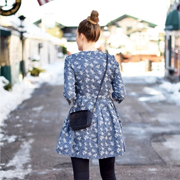 Super cute blue print gap pinup dress - Picture 13 of 13